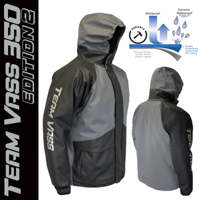 Team Vass 350 Winter Lined Waterproof Jacket Edition 2 - Grey/Black